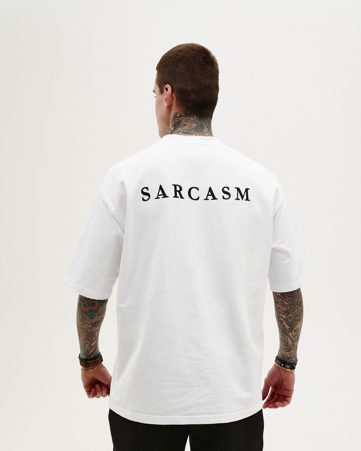 Чоловіча футболка SARCASM - Біла
